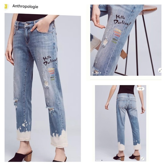 Pilcro Hyphen Mid-Rise Boyfriend women’s Jeans - Picture 2 of 13